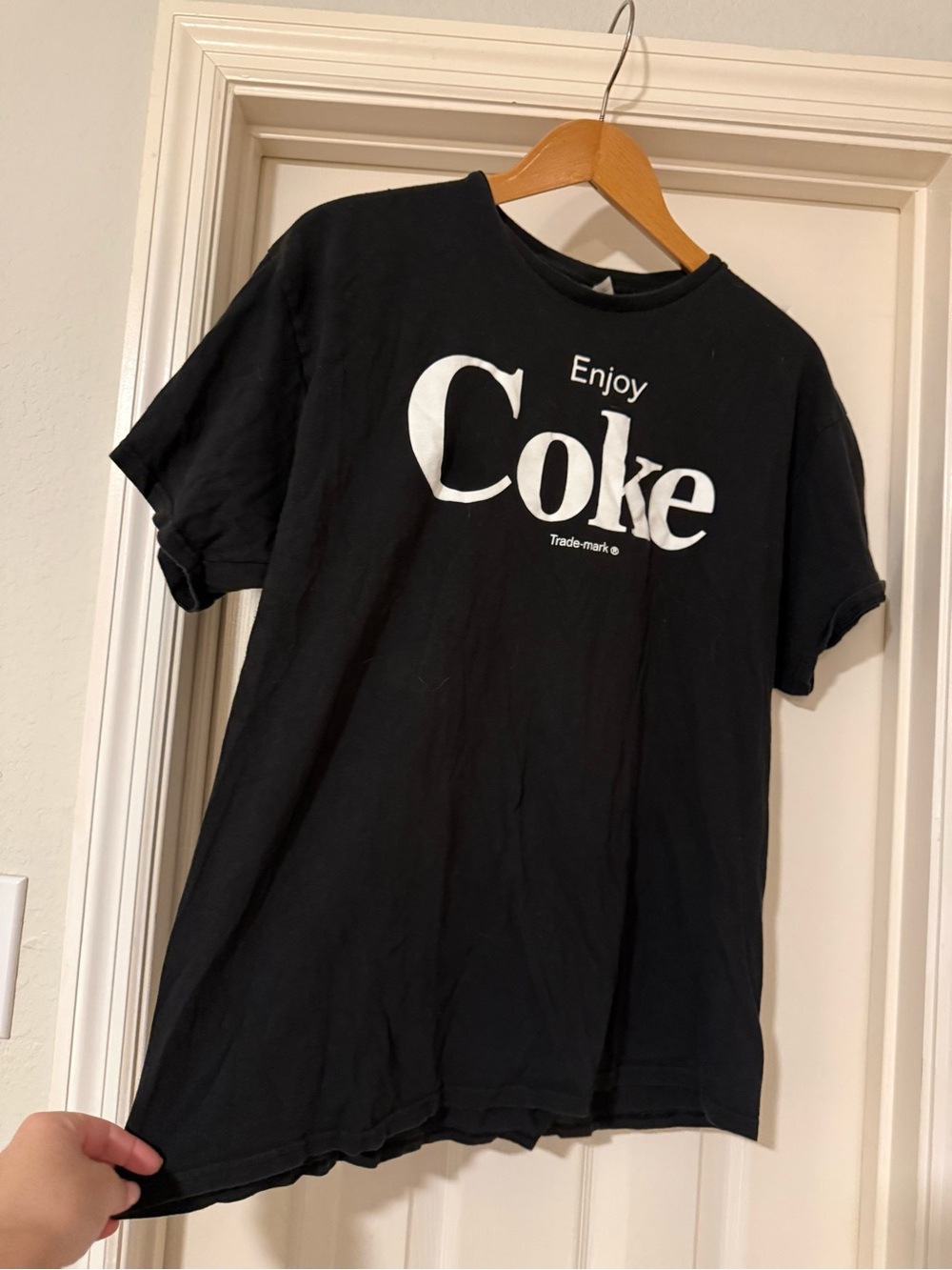 Delta Black 'Enjoy Coke' Graphic Tee - Men's Short Sleeve